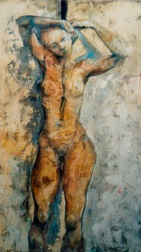 VENUS, gesso, oil & mixte